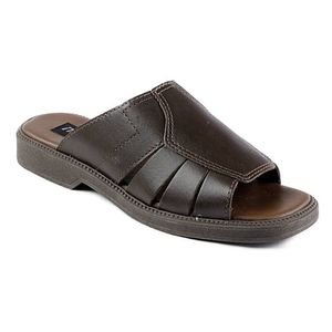 Chinelo Slide Itapuã Couro Marrom Masculino